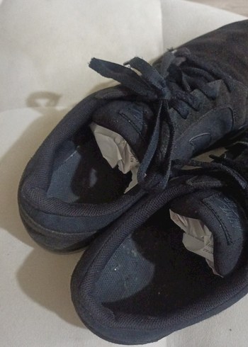 Siyah Erkek 43 numara Bağcıklı Spor Ayakkabı - Görsel 8