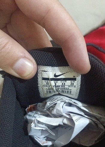 Siyah Erkek 43 numara Bağcıklı Spor Ayakkabı - Görsel 6