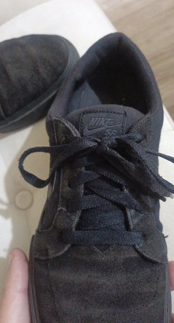 Siyah Erkek 43 numara  Bağcıklı Spor Ayakkabı - Görsel 5