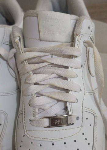 Beyaz Bağcıklı Spor Sneaker - Görsel 7