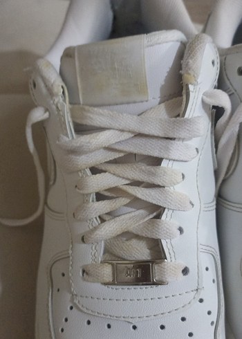 Beyaz Bağcıklı Spor Sneaker - Görsel 8