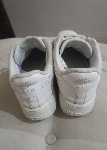 Beyaz Bağcıklı Spor Sneaker - Görsel 4