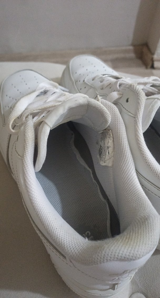 Beyaz Bağcıklı Spor Sneaker - Görsel 5