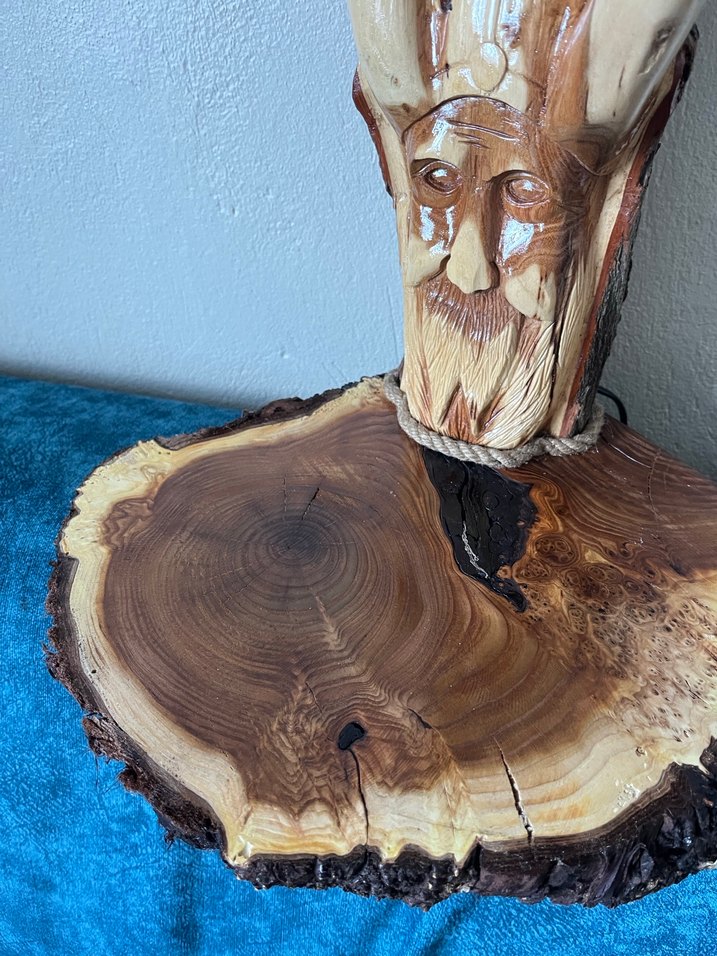 Akasya ve İğde Ağacı Kızılderili Totem Abajur - Görsel 5