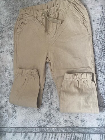 5 Yaş Beden ten rengi Renk Beli lastıklı pantolon