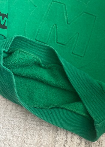 Kız Çocuk Yeşil Baskılı Sweatshirt - Görsel 5