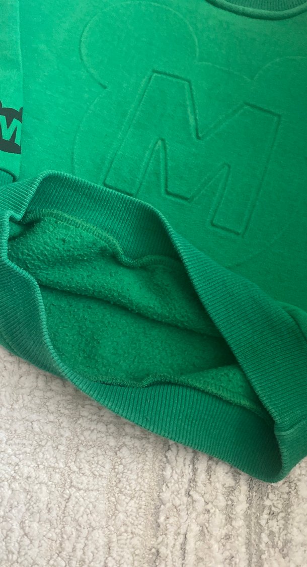 Kız Çocuk Yeşil Baskılı Sweatshirt - Görsel 5