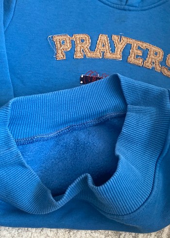 Kapüşonlu Mavi Erkek Çocuk Sweatshirt - Görsel 3