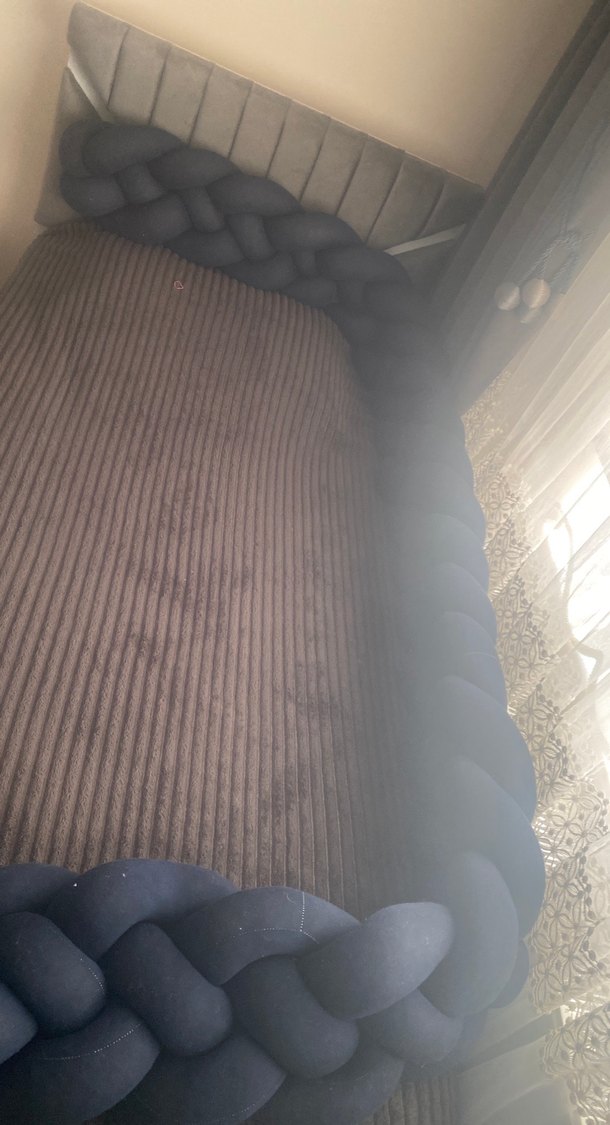 Diger Lacivert Bebek Yatak Koruyucu Örgü - Görsel 5