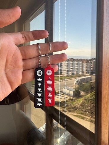 Kişiye Özel Spotify Şarkınızın Anahtarlığı