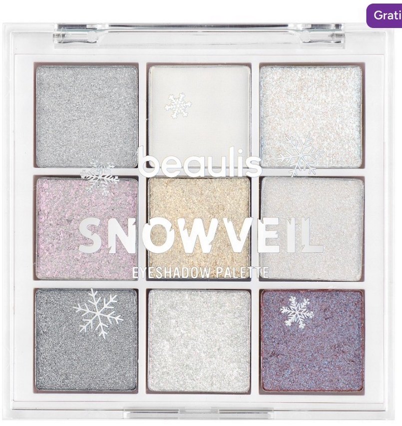 Parlak Beyaz Snowveil Göz Farı Paleti - Görsel 5