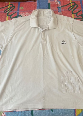 Erkek Beyaz Polo Yaka Tişört