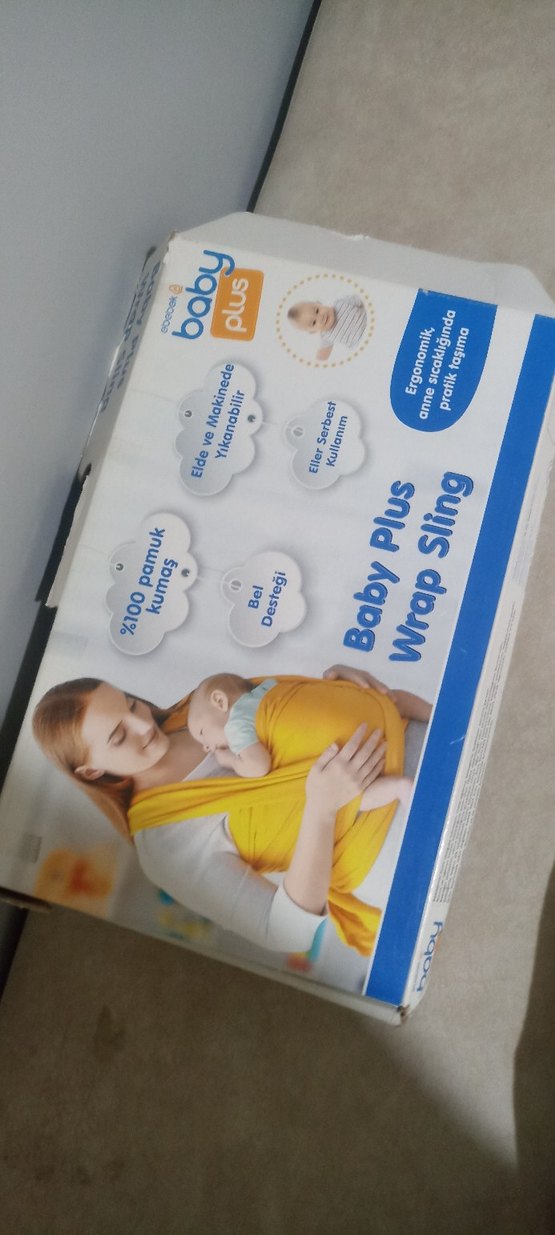 Bej Bebek Kanguru Sling - Görsel 2