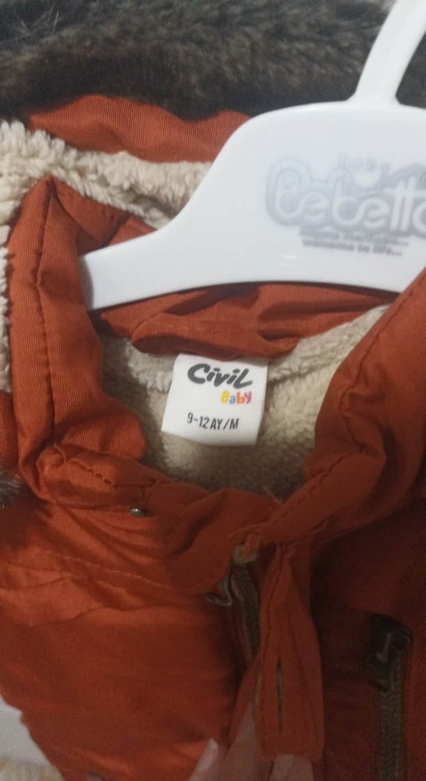 Taba Renkli Kürklü Erkek Çocuk Mont - Görsel 2