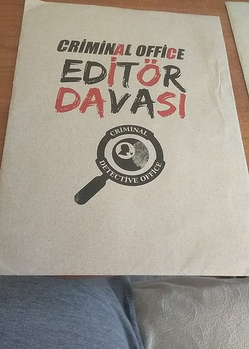 Editör Davası - Suç ve Dedektiflik oyunu