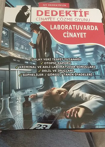 Dedektif Cinayet Çözme Oyunu - Laboratuvarda Cinayet