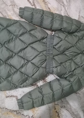 Kadın Uzun Kemerli Kışlık Mont - Görsel 2