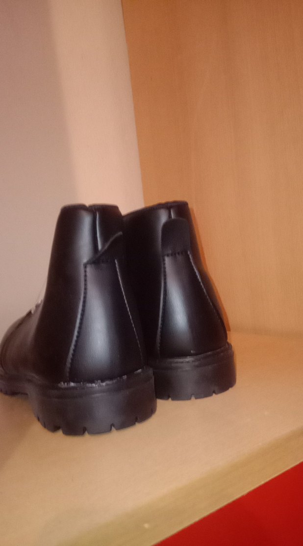 Siyah Erkek Deri Botlar - Görsel 3