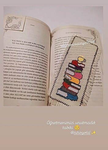 Beden Etamin Kitap ayraci