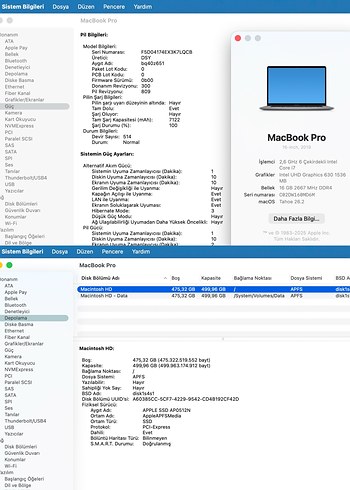 MacBook Pro 16inc 16/512 Harici Ekran Kartlı Kutulu Ürün - Görsel 6