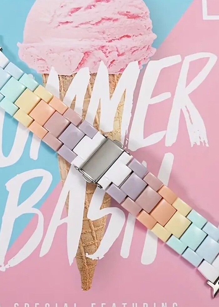 Apple Watch renkli kordon - Görsel 3