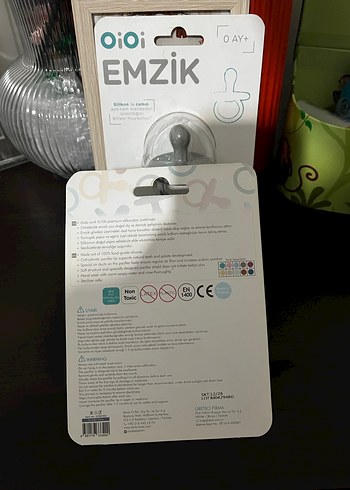 Oioi marka gri Emzik - Görsel 2