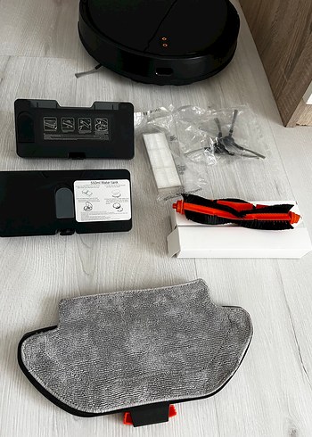 Xiaomi Siyah Robot Süpürge ve paspas - Görsel 6