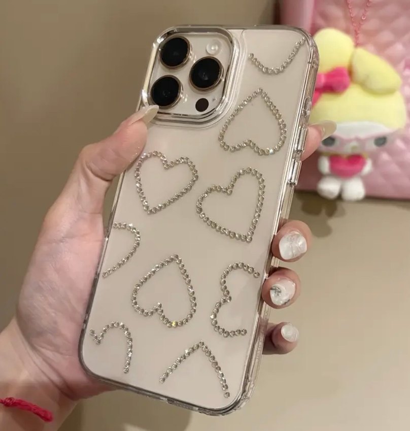 Taş işlemeli İPhone 16 kılıfı - Görsel 3