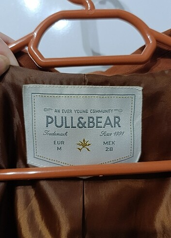 m Beden kahverengi Renk Pull&bear blazer ceket kadın
