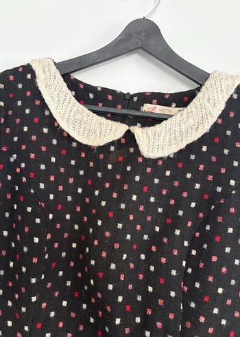 Bebe Yaka Mini Elbise - Görsel 3