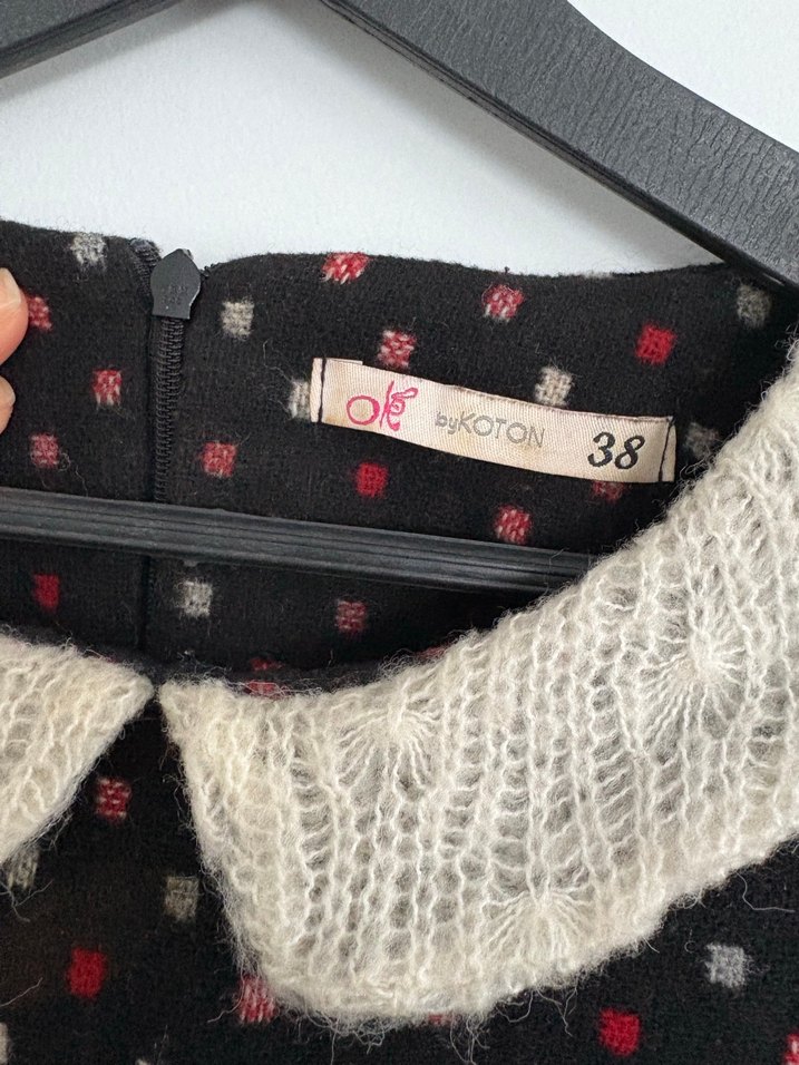 Bebe Yaka Mini Elbise - Görsel 5