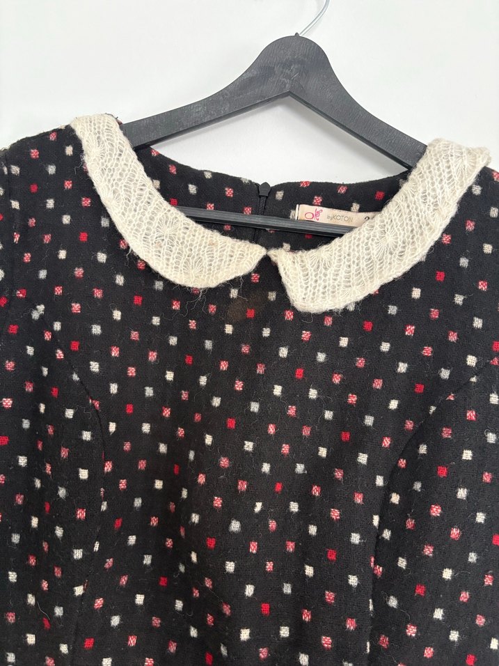 Bebe Yaka Mini Elbise - Görsel 3