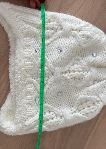 İçi Polarlı Kız Çocuk Şapka - Görsel 8