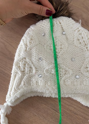 İçi Polarlı Kız Çocuk Şapka - Görsel 7