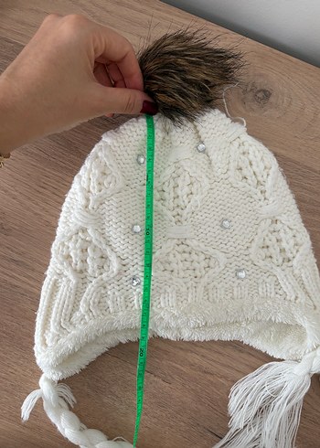 İçi Polarlı Kız Çocuk Şapka - Görsel 4