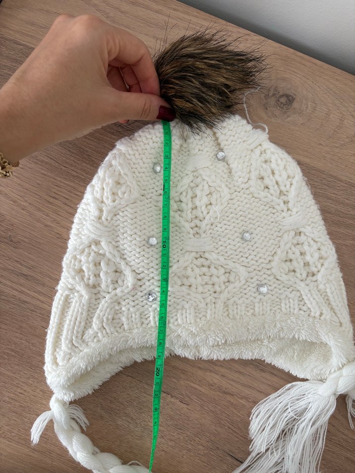 İçi Polarlı Kız Çocuk Şapka - Görsel 4