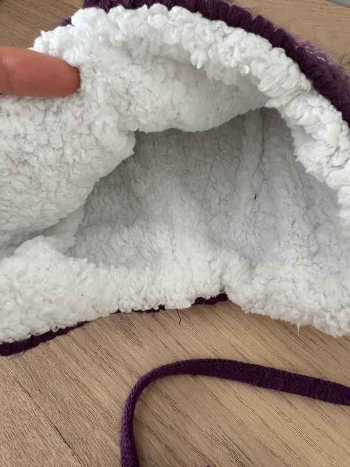 İçi Yünlü Kız Çocuk Şapka - Görsel 4