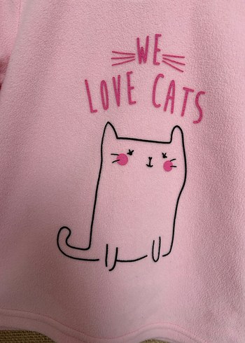 Kız Çocuk Polar Pijama Takımı - Görsel 5