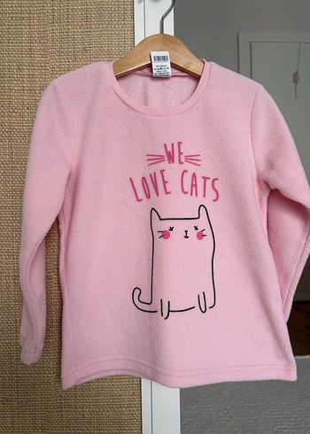 Kız Çocuk Polar Pijama Takımı - Görsel 2