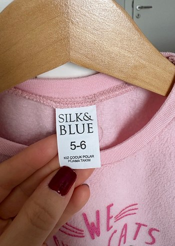 Kız Çocuk Polar Pijama Takımı - Görsel 4