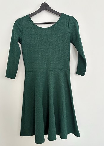 Yeşil Mini Elbise - Görsel 2