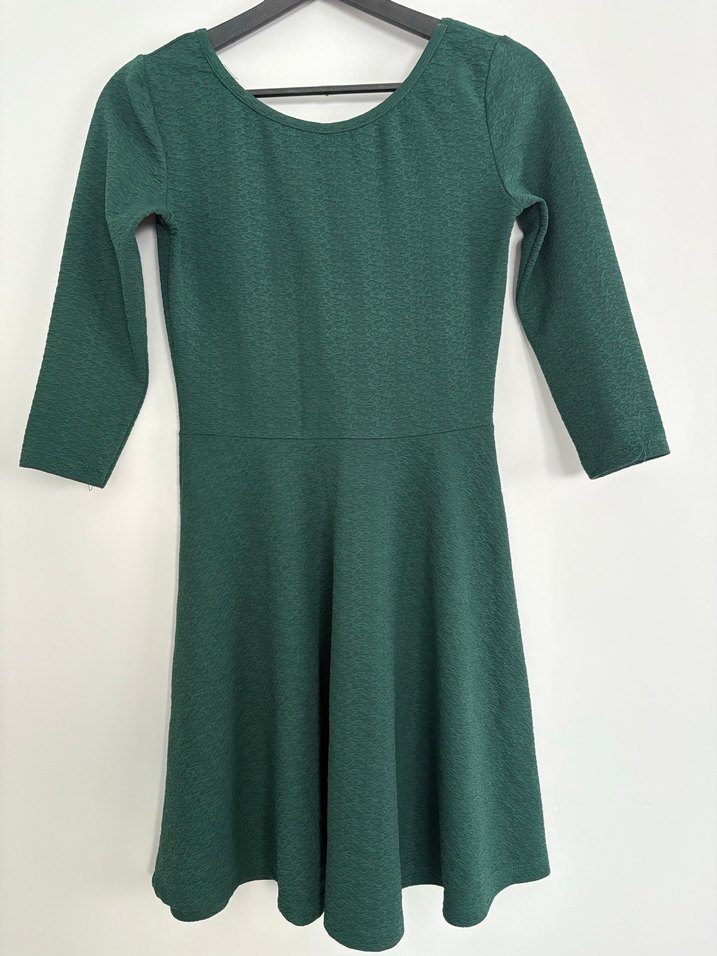 Yeşil Mini Elbise - Görsel 5