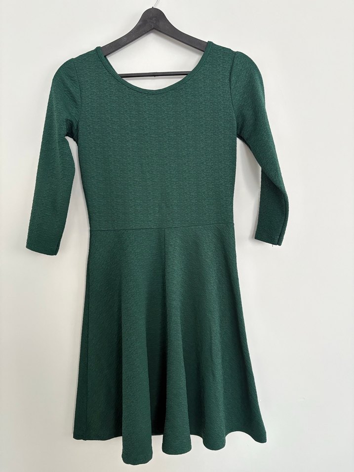 Yeşil Mini Elbise - Görsel 2