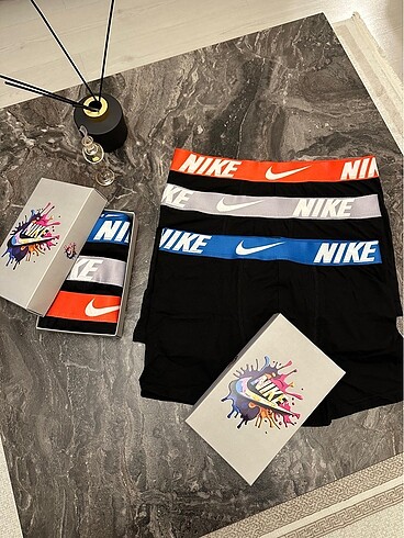 NIKE 3'LÜ BOXER