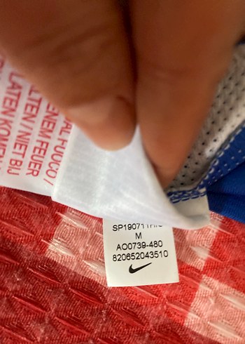 Erkek Çocuk Mavi Kısa Kollu Tişört Nike orjinal - Görsel 5