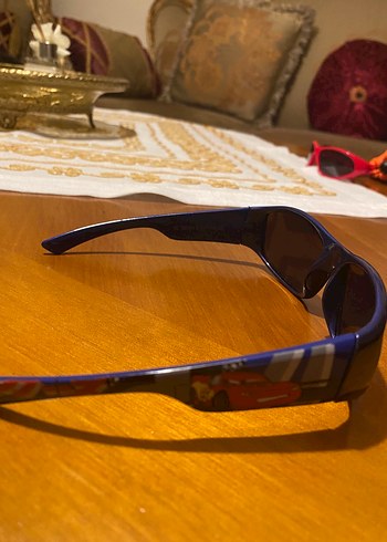 Erkek çocuk  cars temalı Kahverengi Biker Gözlük - Görsel 3