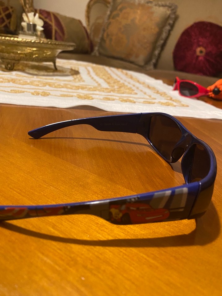 Erkek çocuk  cars temalı Kahverengi Biker Gözlük - Görsel 3