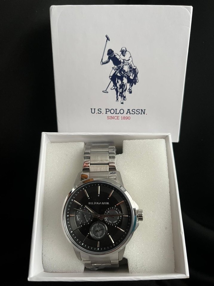 Gri U.S. Polo Assn. Erkek Saat - Görsel 4