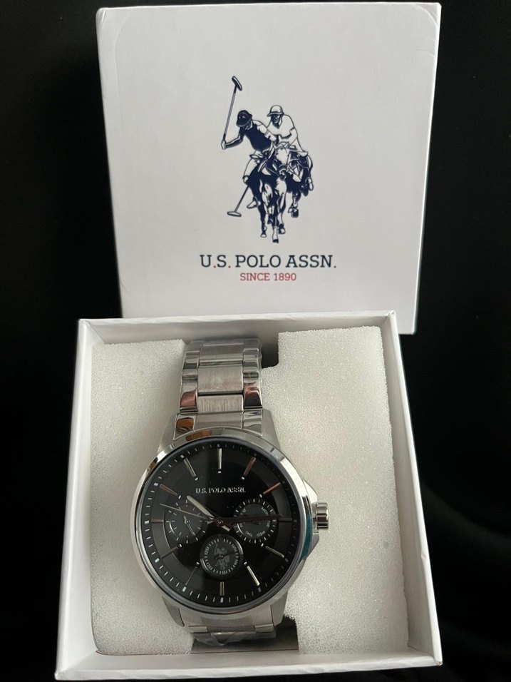 Gri U.S. Polo Assn. Erkek Saat - Görsel 2