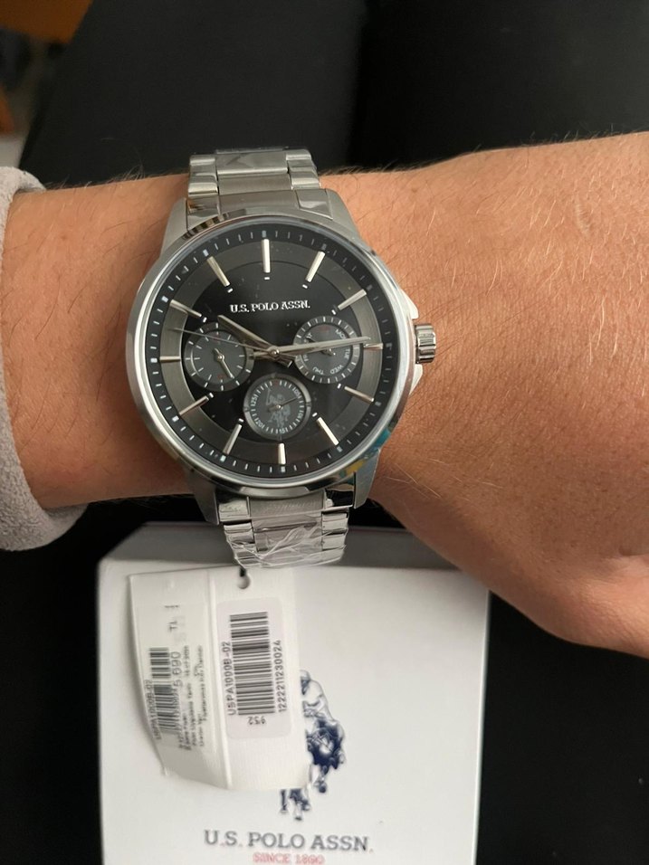 Gri U.S. Polo Assn. Erkek Saat - Görsel 3